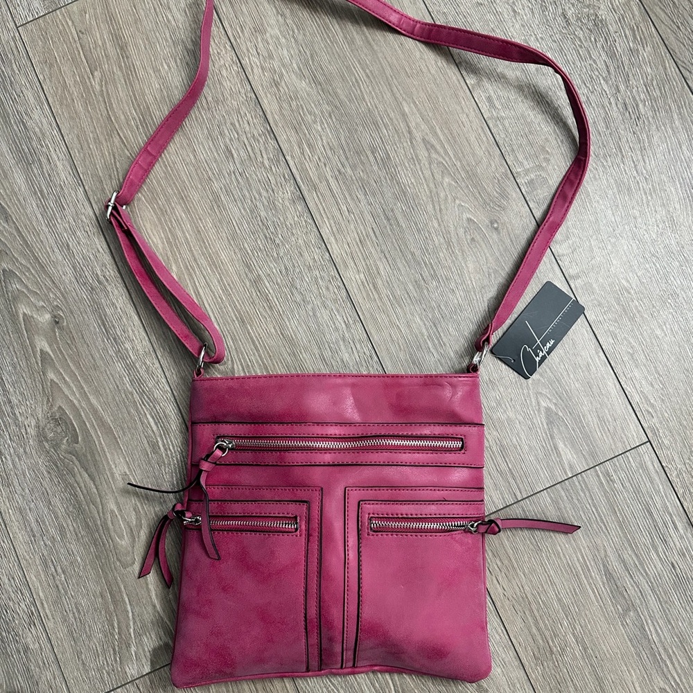 Chic Pink Crossbody Bag